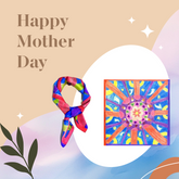 小朋友畫作絲巾